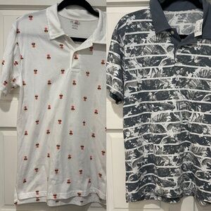 2 Childrens Place Youth Short Sleeve Polo Shirt Collared Cotton Boys XXL Tall 16